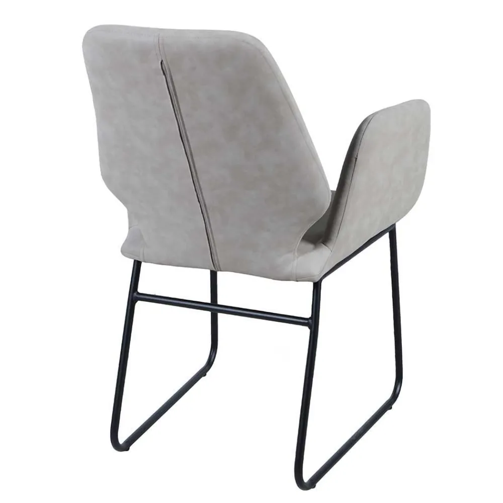 Wohnen Esszimmer Sitzgruppe im Skandi Design - Grooves (fünfteilig)