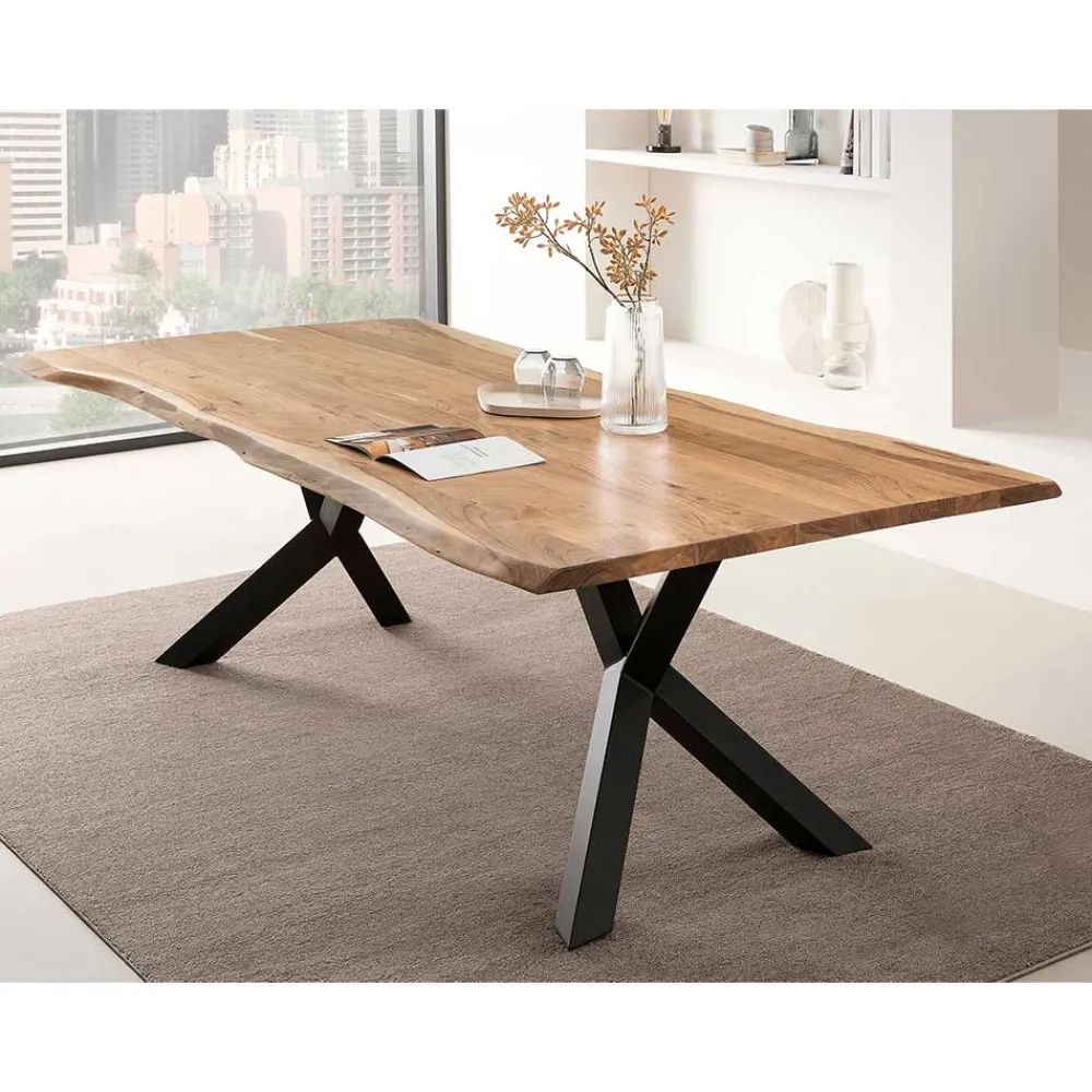 Wohnen Esszimmer Sitzgruppe mit Bank Set - Jalona (sechsteilig)