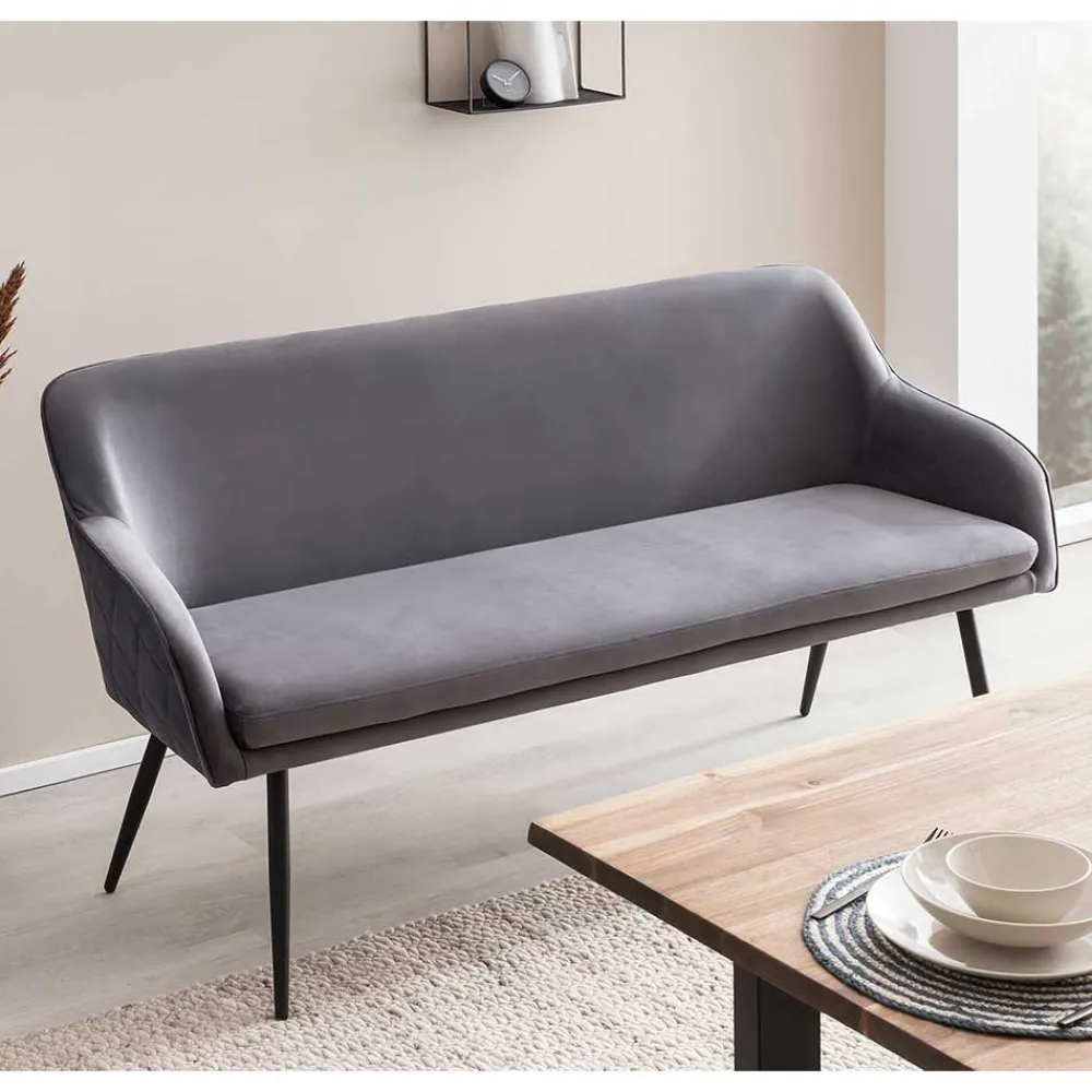 Wohnen Esszimmer Sitzgruppe mit Bank Set - Jalona (sechsteilig)