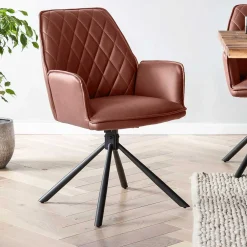 Wohnen Braune Möbel|Loft Möbel*Esszimmer Sitzgruppe modern - Frey (fünfteilig)