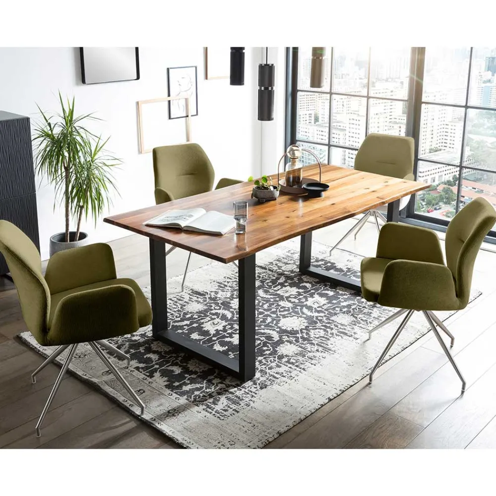 Wohnen Küchen-Essgruppen|Essgruppen*Esszimmer Sitzgruppe modern - Bernadi (fünfteilig)