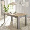 Wohnen Esszimmertische|Landhausmöbel*Esszimmer Tisch in Eiche NB & Lichtgrau - Buleta
