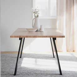 Wohnen Esszimmer Tisch in Eiche White Wash - Parida