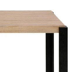 Wohnen Schwarze Möbel|Tische*Esszimmer Tisch in Holzoptik Eiche & Schwarz - Cigano