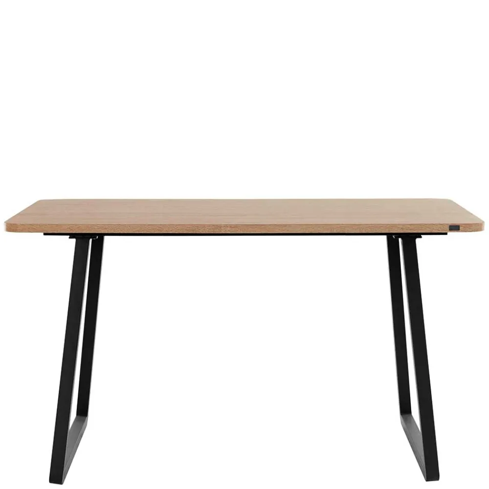 Wohnen Esszimmer Tisch in Wildeiche Optik & Schwarz - Neviska