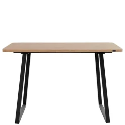 Wohnen Esszimmer Tisch in Wildeiche Optik & Schwarz - Neviska