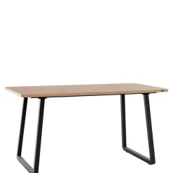 Wohnen Esszimmer Tisch in Wildeiche Optik & Schwarz - Neviska