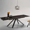 Wohnen Esszimmer Tisch mit Sinterstein Platte verlängerbar - Paulo