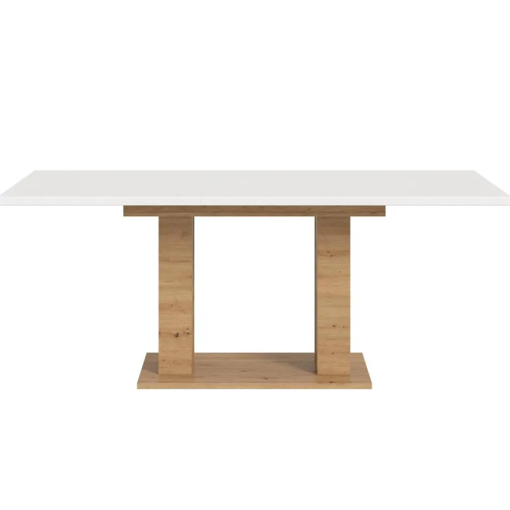 Wohnen Esszimmer-Ausziehtisch mit Säulengestell - Andryas