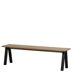 Wohnen Esszimmerbank aus Eiche und Metall - Besi