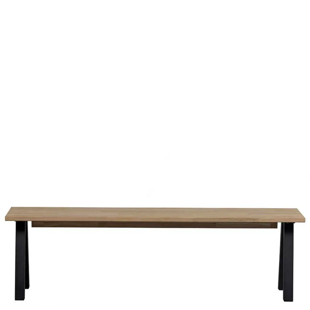 Wohnen Esszimmerbank aus Eiche und Metall - Besi