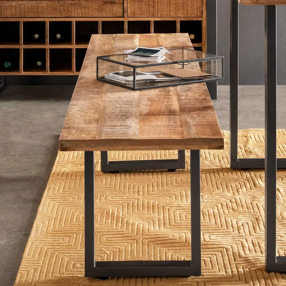 Wohnen Esszimmerbank aus Recyclingholz Mango - Acira