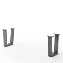 Wohnen Loft Möbel|Industrial Möbel*Esszimmerbank in Akazie Grau und Altsilber - Moggia