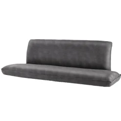 Wohnen Küchenbänke|Esszimmerbänke*Esszimmerbank in Dunkelgrau Microfaser - Aturin