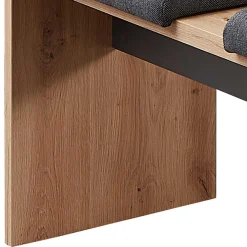 Wohnen Esszimmerbank in Wildeiche & Dunkelgrau - Kuetra