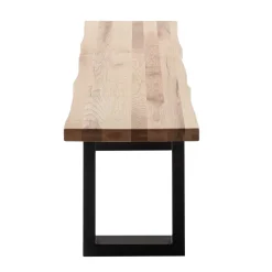 Wohnen Esszimmerbank mit natürlicher Baumkante - Fronco