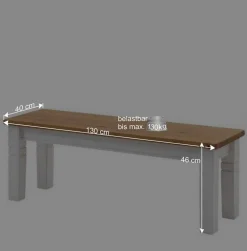 Wohnen Esszimmerbank Sibiuta im skandinavischen Design