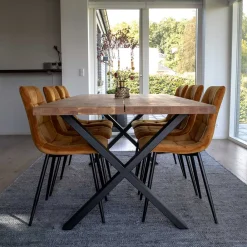 Wohnen Esszimmereinrichtung Tischgruppe - Brave (siebenteilig)