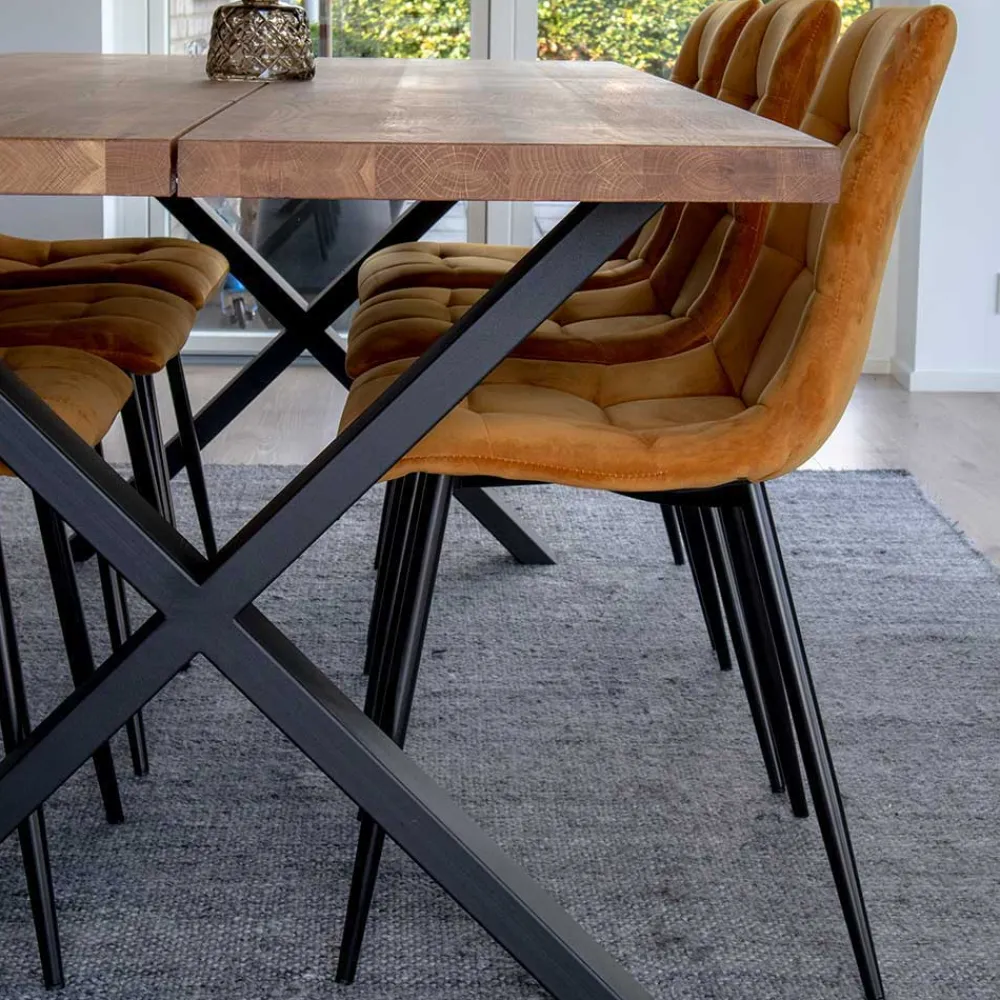 Wohnen Esszimmereinrichtung Tischgruppe - Brave (siebenteilig)