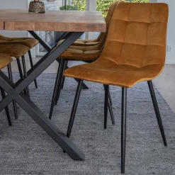 Wohnen Esszimmereinrichtung Tischgruppe - Brave (siebenteilig)