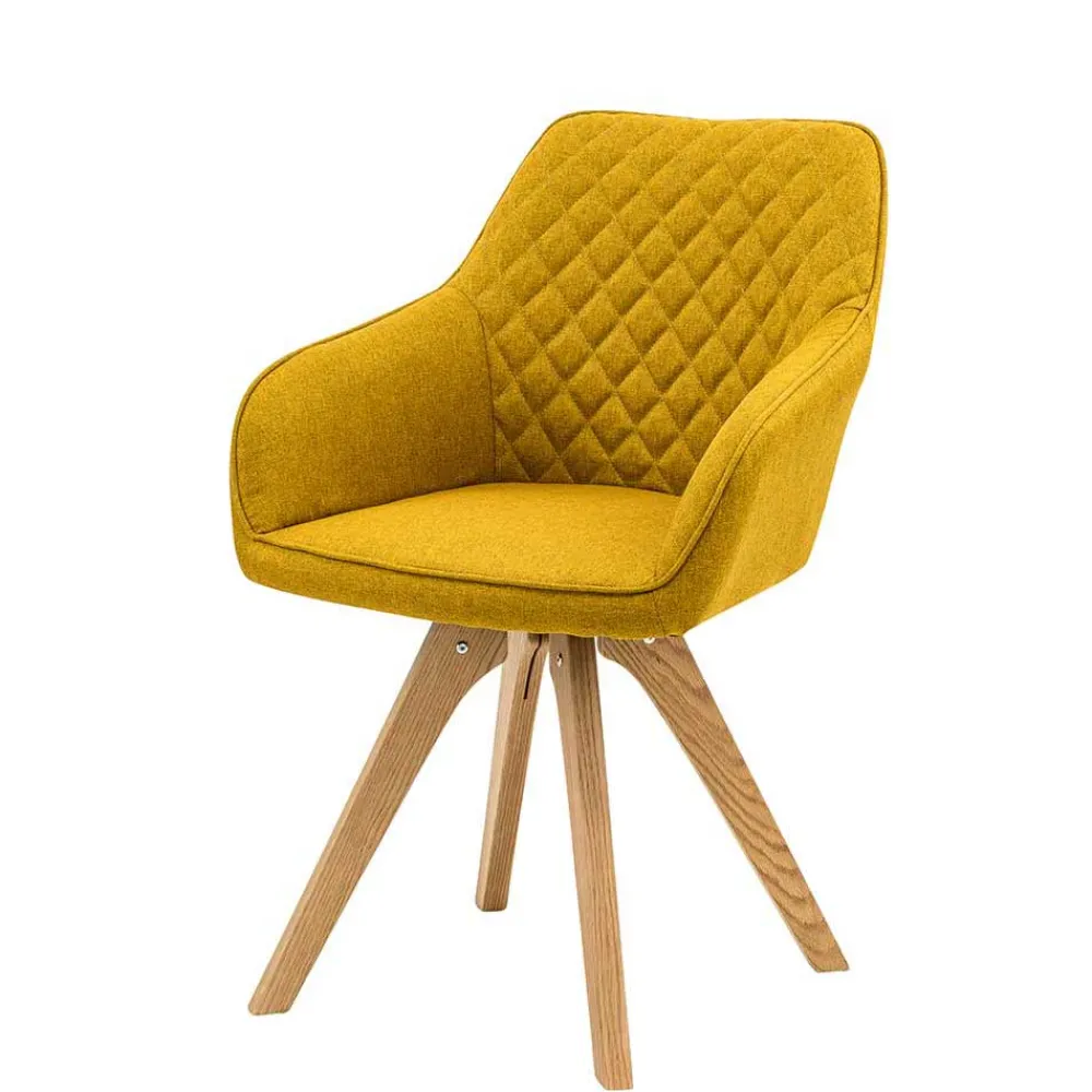 Wohnen Skandinavische Möbel*Esszimmergarnitur mit Polsterstühlen - Mint (fünfteilig)