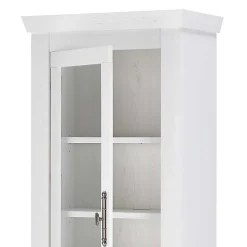 Wohnen Skandinavische Möbel|Wohnzimmer Komplett*Esszimmerschrank Set in weißer Holzoptik Pinie - Liancos (dreiteilig)