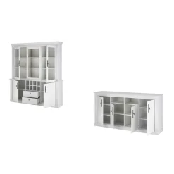 Wohnen Esszimmerschränke in weißer Holzoptik Pinie - Liancos (zweiteilig)