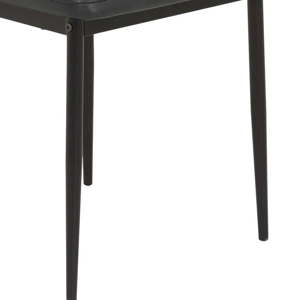 Wohnen Schwarze Möbel|Graue Möbel*Esszimmerstühle in Anthrazit Microfaser - Furciano (2er Set)