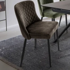 Wohnen Küchenstühle|Esszimmerstühle*Esszimmerstühle in Anthrazit - Liva (4er Set)