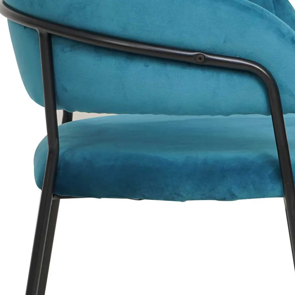 Wohnen Schwarze Möbel|Küchenstühle*Esszimmerstühle in Türkis & Schwarz - Vakuum