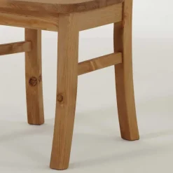 Wohnen Naturholzmöbel|Massivholzmöbel*Esszimmerstuhl Giurgia im Landhaus Design (2er Set)