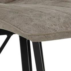 Wohnen Esszimmerstuhl in Beigegrau - Beveric (Set)