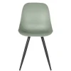 Wohnen Esszimmerstuhl in Graugrün Kunststoff - Stana (2er Set)
