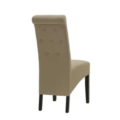 Wohnen Esszimmerstuhl Loma in Creme (2er Set)