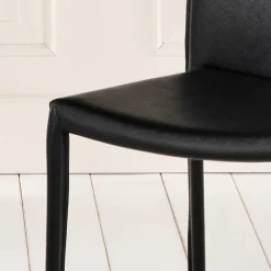 Wohnen Esszimmerstuhl Luise in Schwarz (4er Set)