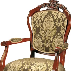 Wohnen Esszimmerstuhl mit Armlehnen im Barockstil - Vennezo