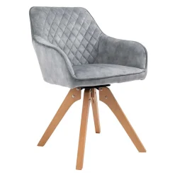 Wohnen Esszimmertisch & Tischsessel Set - Salma (siebenteilig)