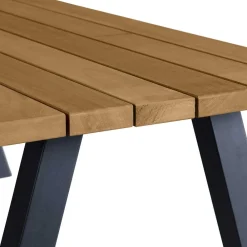 Wohnen Esszimmertisch aus Abachi Holz - Charme