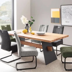 Wohnen Esszimmertisch aus Massivholz Balkeneiche - Colomas