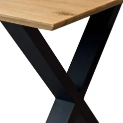 Wohnen Esszimmertisch aus Wildeiche mit Schweizer Kante - Ashron