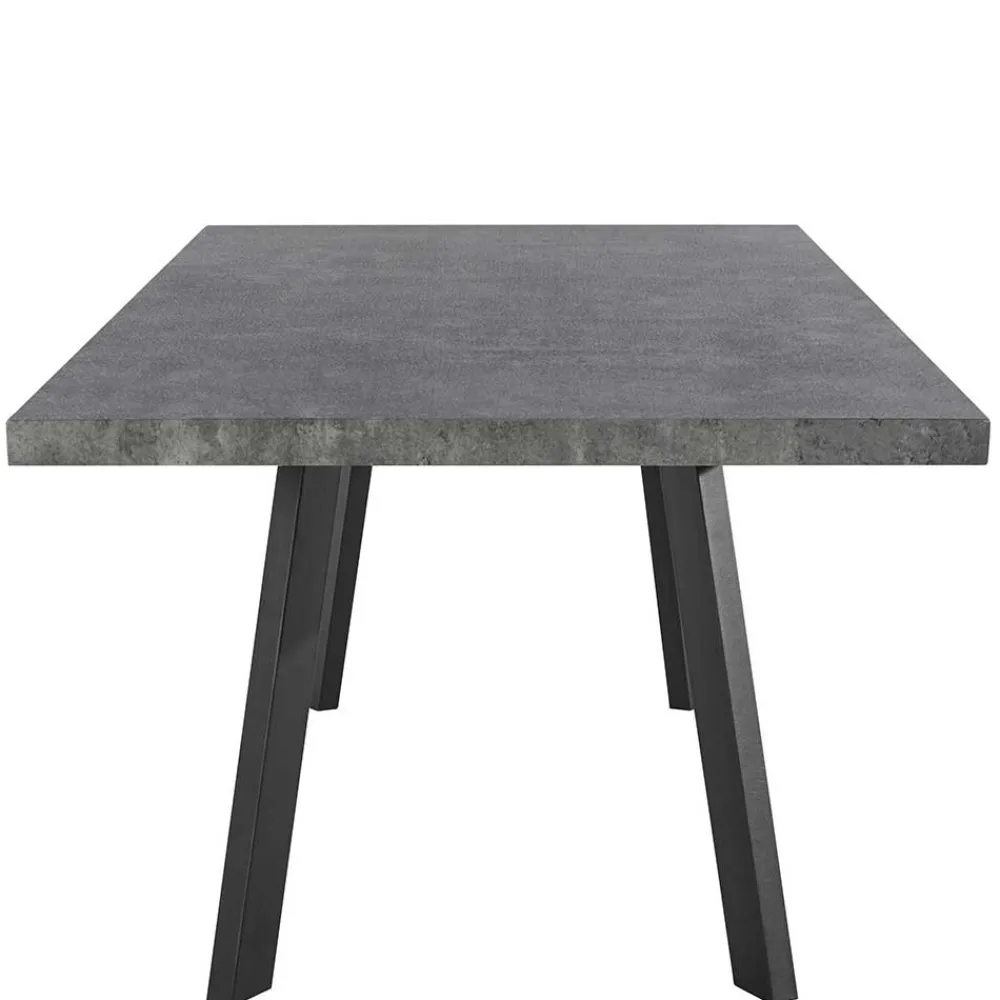 Wohnen Esszimmertische|Tische*Esszimmertisch in Betonoptik - Blackbeard