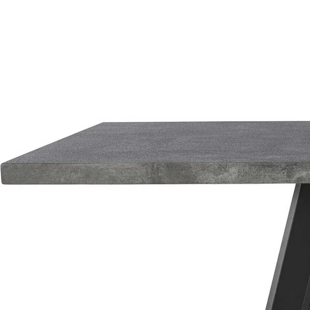 Wohnen Esszimmertische|Tische*Esszimmertisch in Betonoptik - Blackbeard