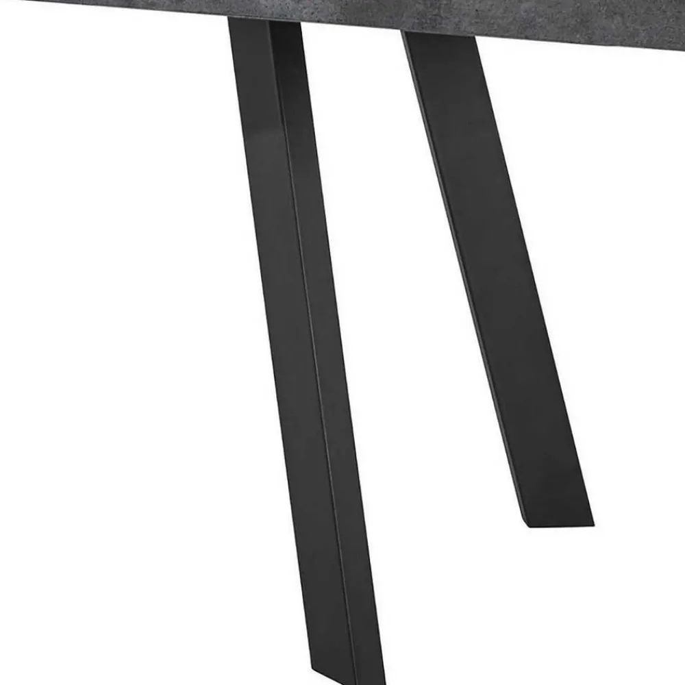 Wohnen Esszimmertische|Tische*Esszimmertisch in Betonoptik - Blackbeard