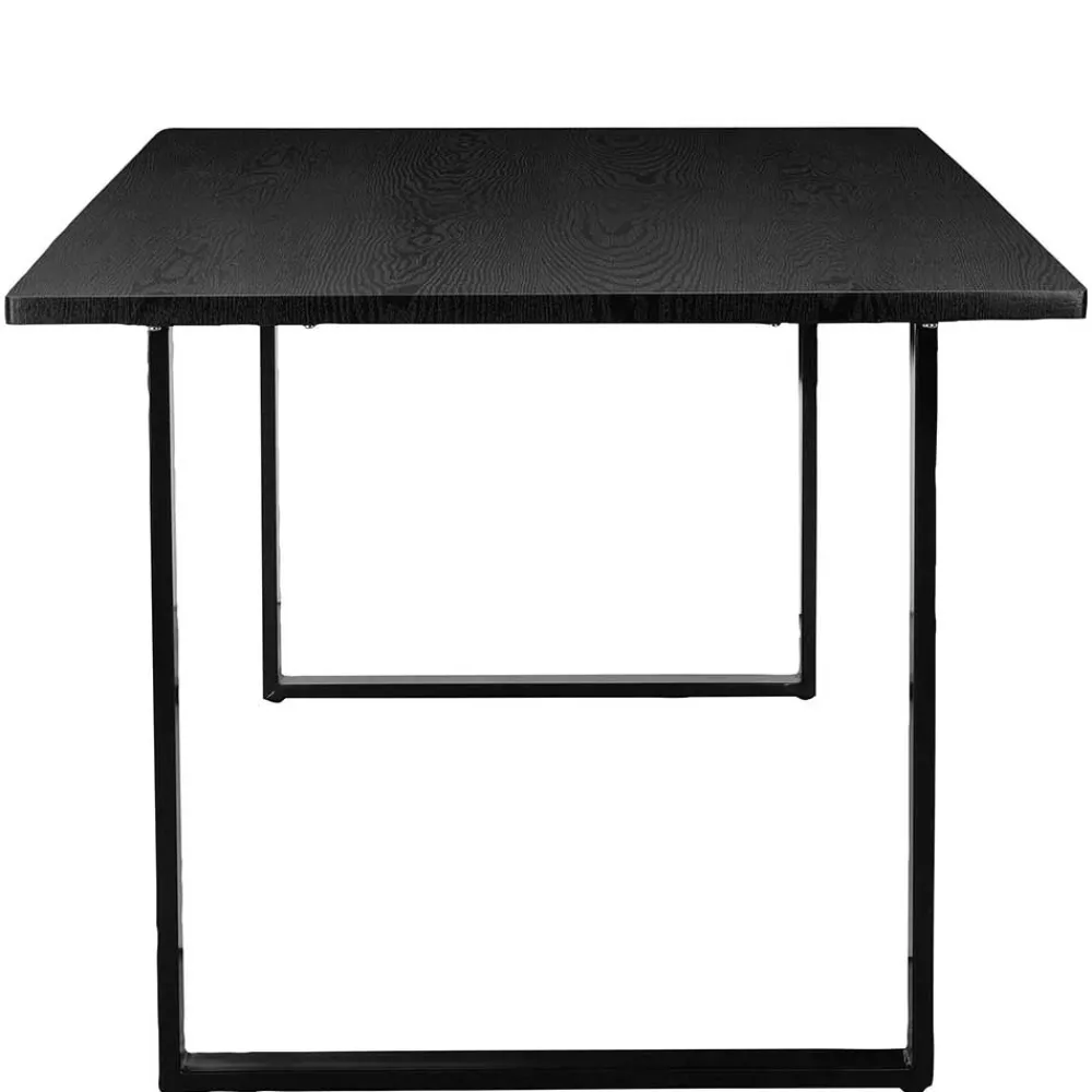 Wohnen Schwarze Möbel|Tische*Esszimmertisch in Schwarz Holzoptik - Cervena