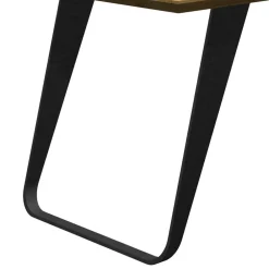 Wohnen Esszimmertisch mit Schweizer Kante Eiche - Lash