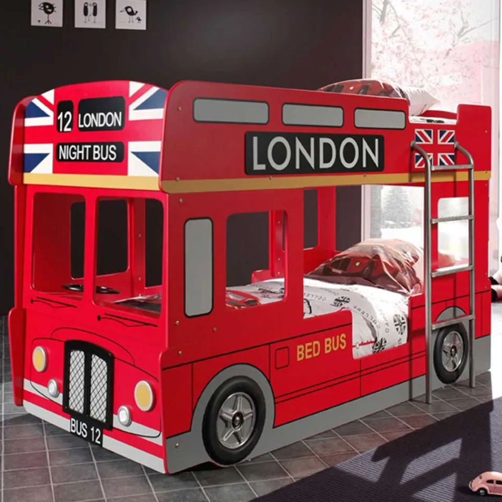 Kinder Wohnen Etagenbett Liner in Rot