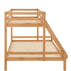 Wohnen Kindermöbel|Kinderbetten*Etagenbett mit breitem Bett unten aus Kiefer - Inverness