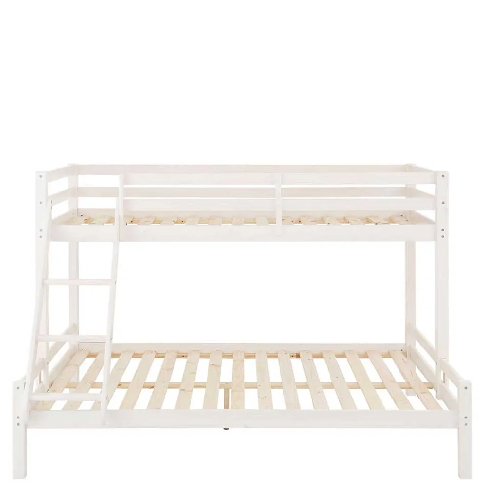 Kinder Wohnen Etagenbett mit 140x200 & 90x200 Liegefläche - Isner