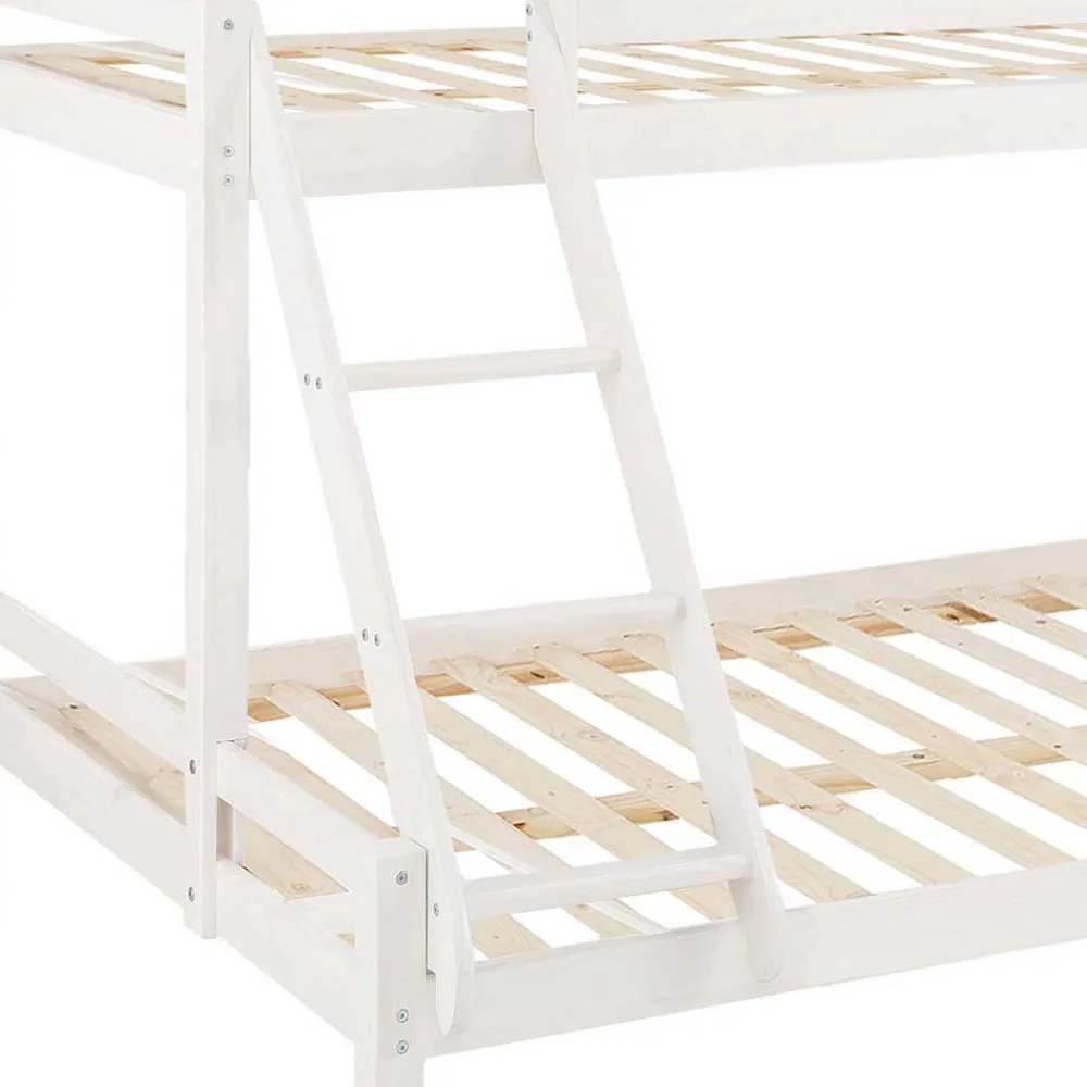 Kinder Wohnen Etagenbett mit 140x200 & 90x200 Liegefläche - Isner