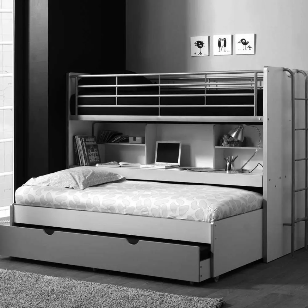 Kinder Wohnen Etagenbett Moonio mit Bettschublade